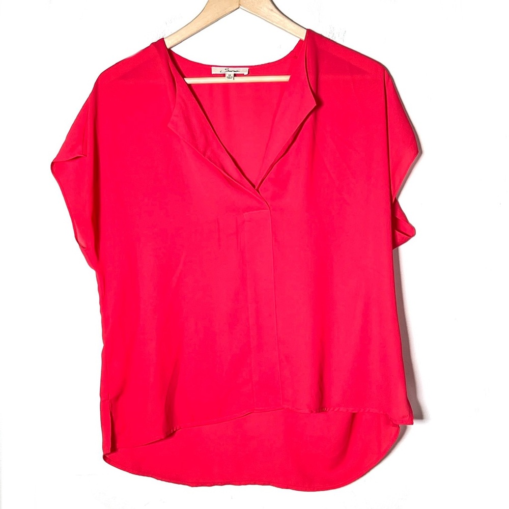 Serein pink blouse top shirt size medium M B197